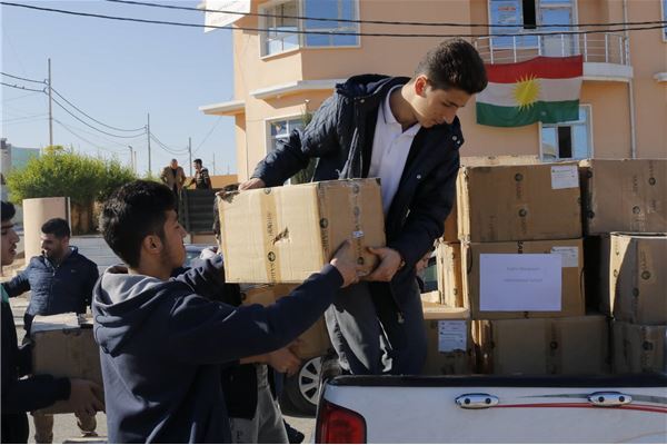 Students at FMIS Donate to IDPs in Kurdistan  